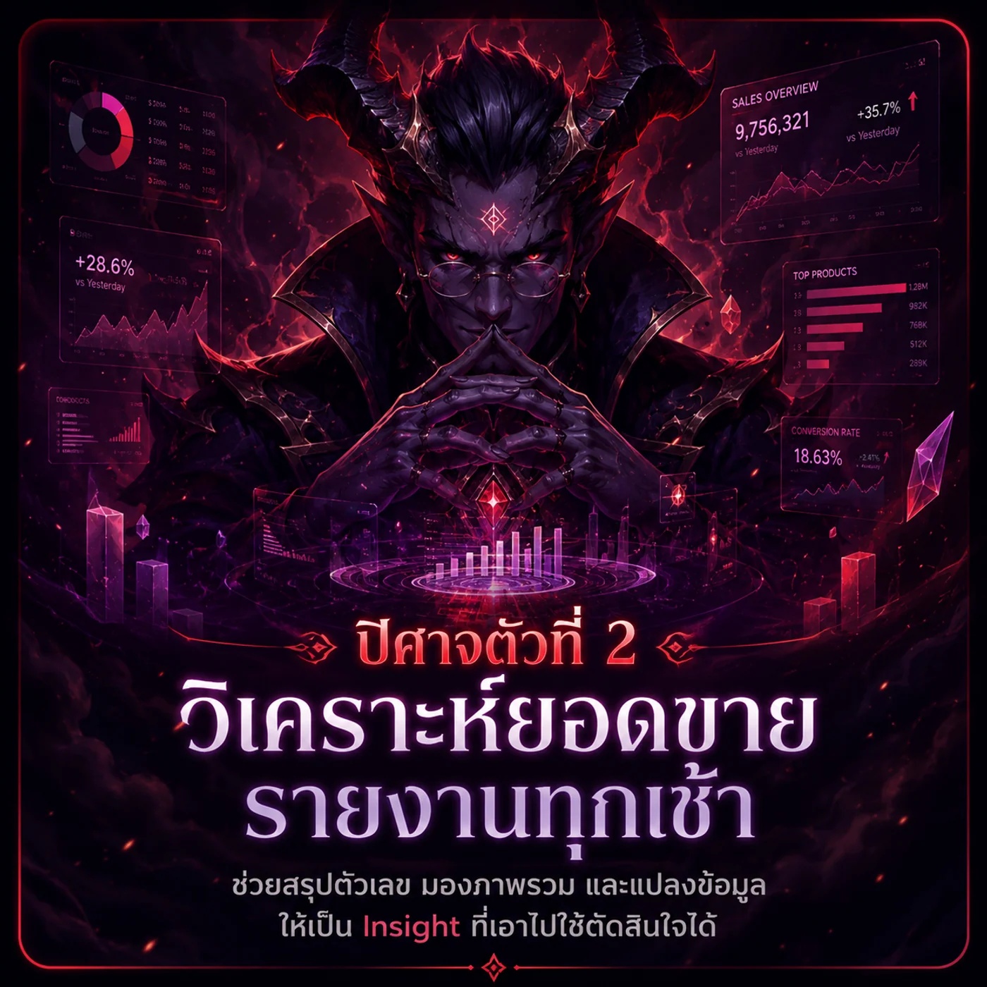ปีศาจตัวที่ 2 — วิเคราะห์ยอดขาย รายงานทุกเช้า