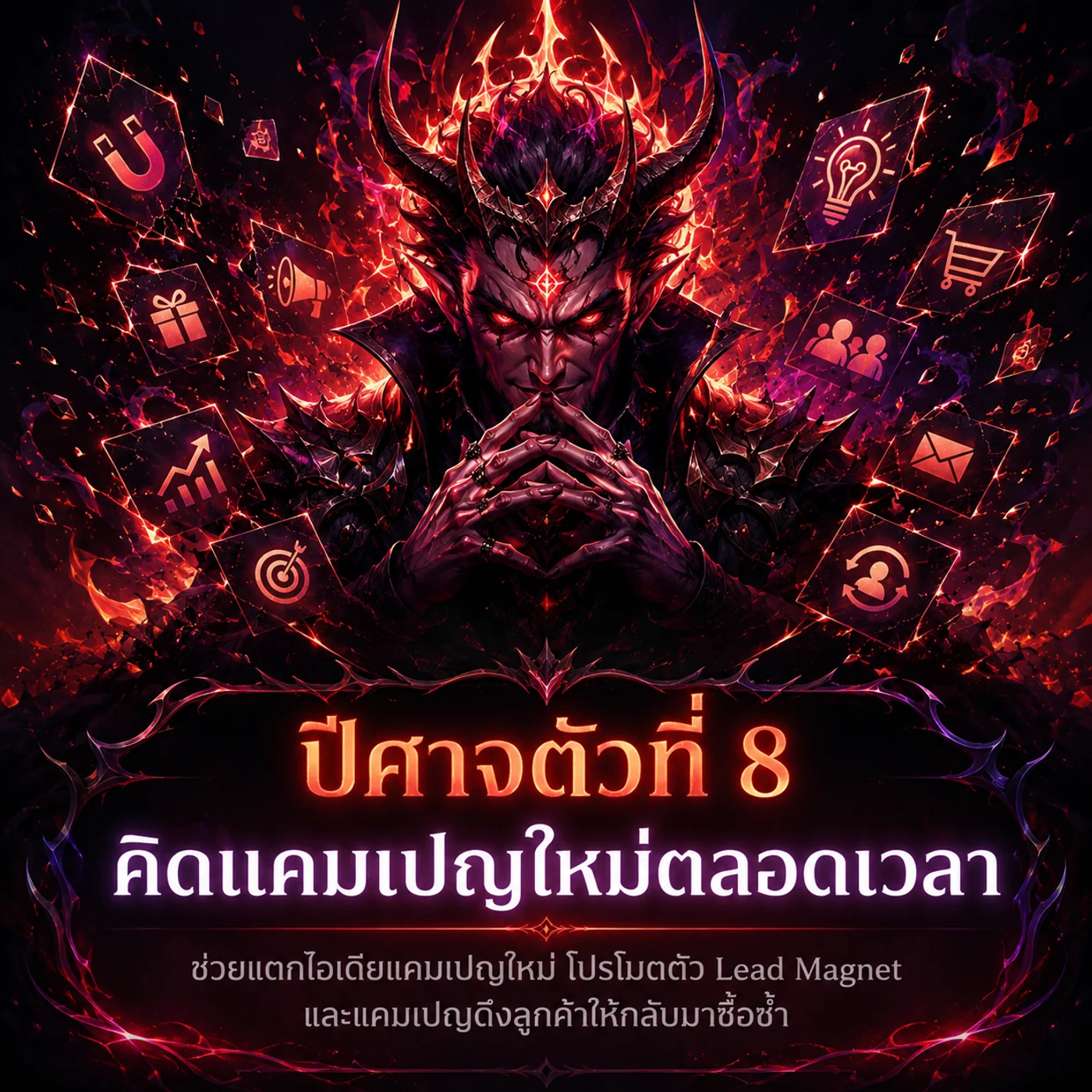 ปีศาจตัวที่ 8 — คิดแคมเปญใหม่ตลอดเวลา