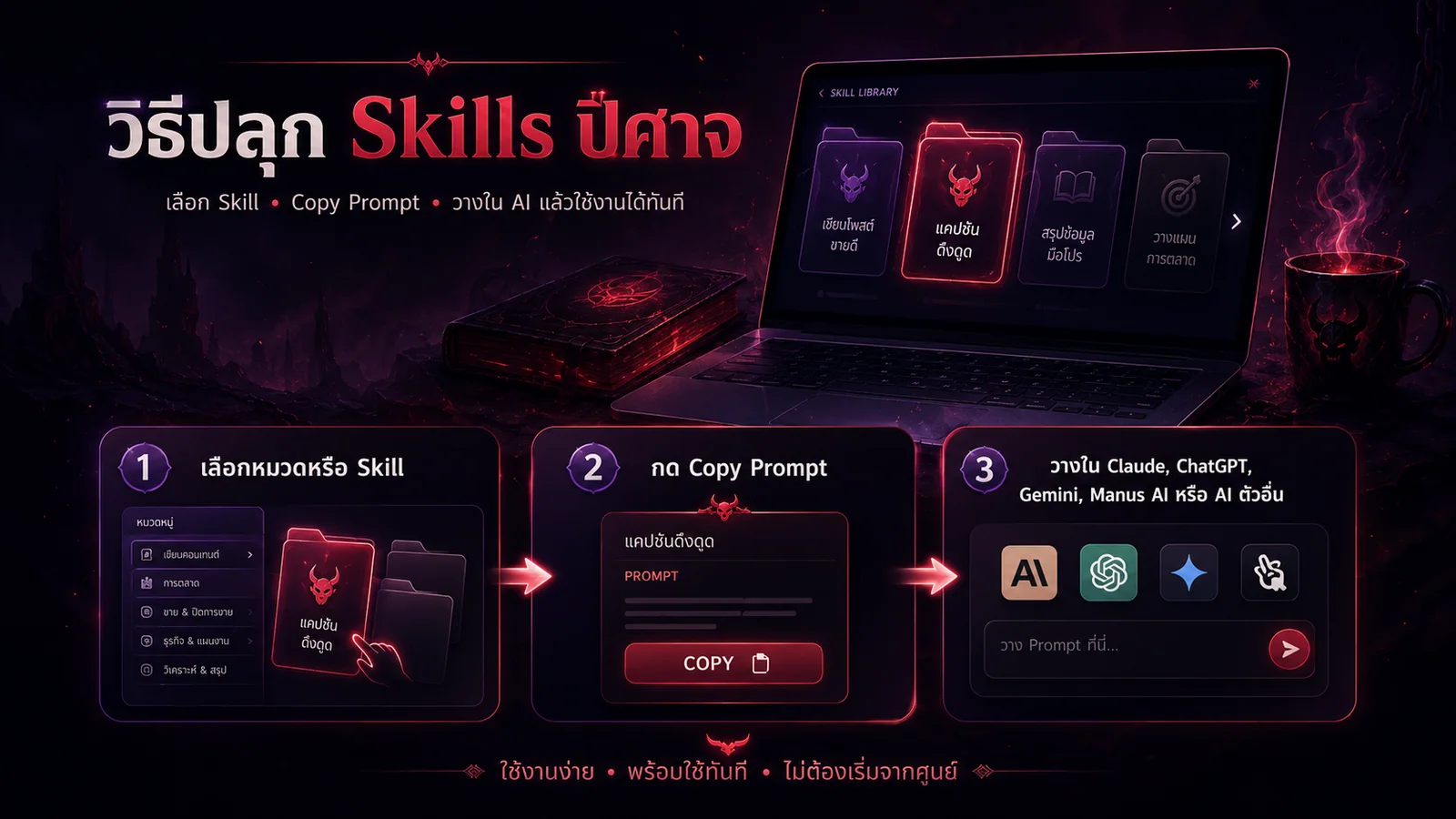 วิธีใช้ Claude Skills